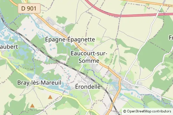 Mapa Eaucourt-sur-Somme