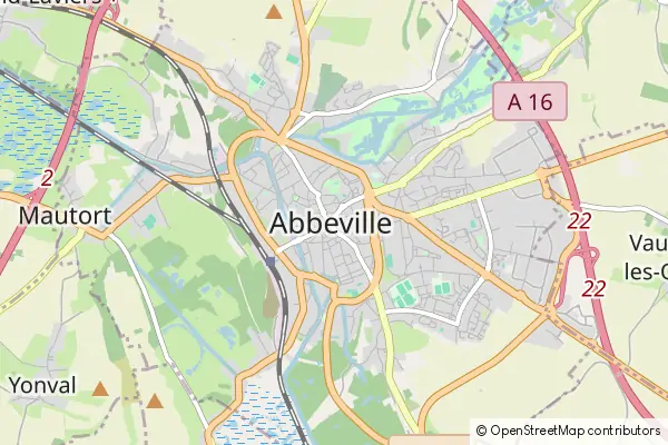 Mapa Abbéville