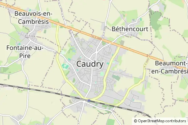 Mapa Caudry