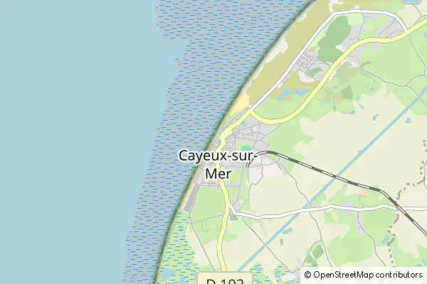 Mapa Cayeux-sur-Mer