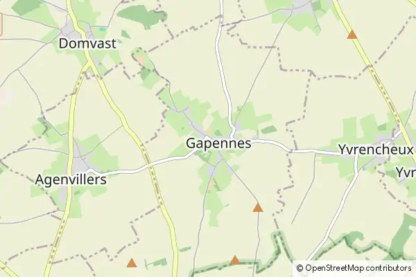 Mapa Gapennes