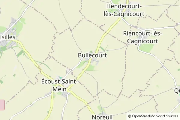 Mapa Bullecourt