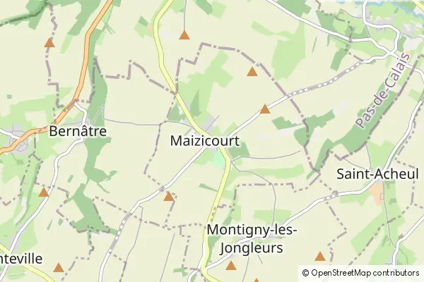 Mapa Maizicourt