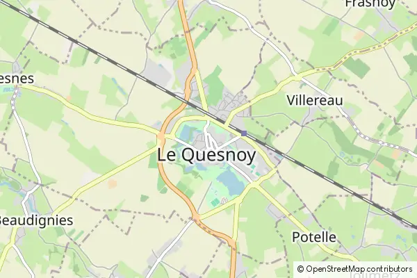 Mapa Le Quesnoy