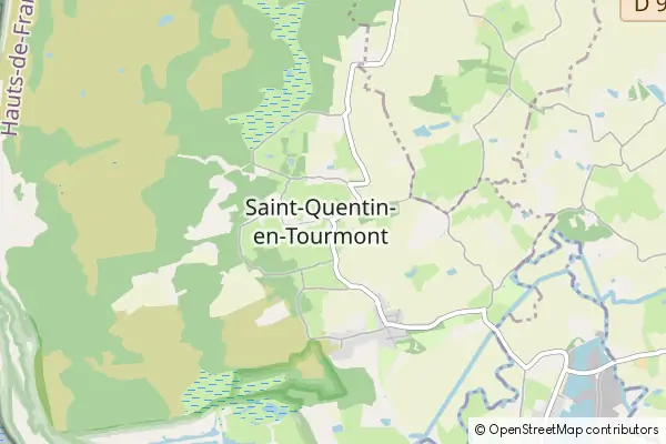 Mapa Saint-Quentin-en-Tourmont