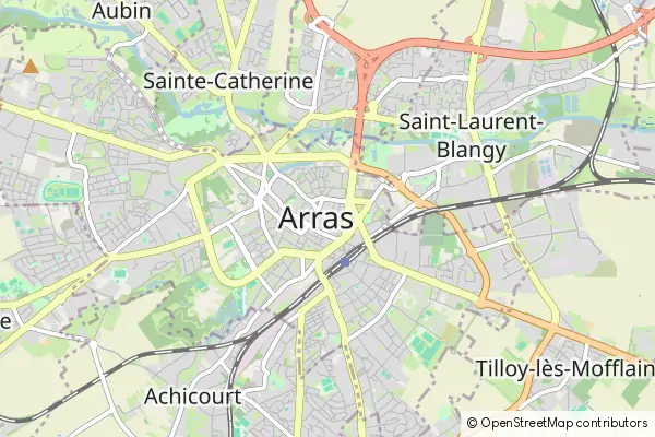 Mapa Saint-Nicolas-lez-Arras