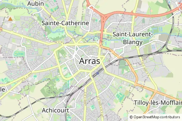 Mapa Arras