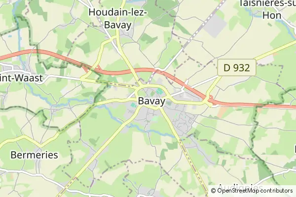 Mapa Bavay