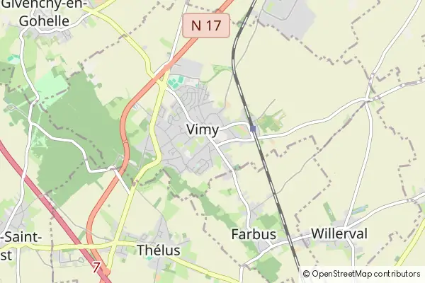 Mapa Vimy