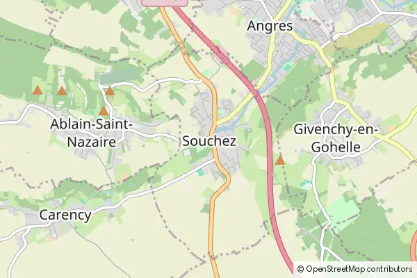 Mapa Souchez