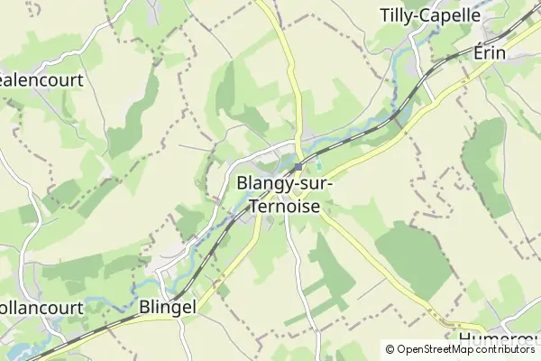 Mapa Blangy-sur-Ternoise