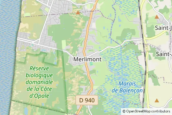 Mapa Merlimont