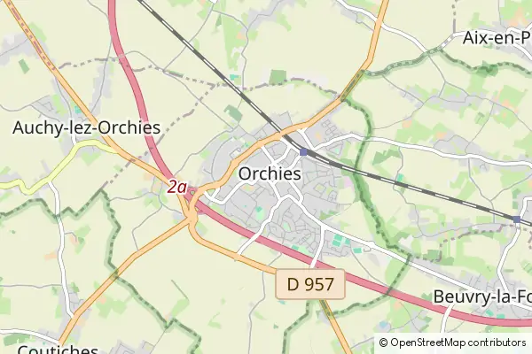 Mapa Orchies