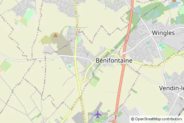 Mapa Bénifontaine