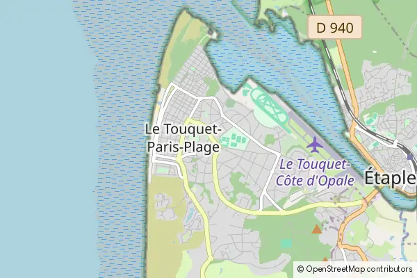 Mapa Le Touquet – Paris-Plage