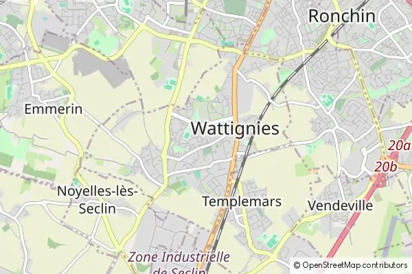 Mapa Wattignies