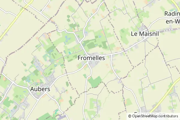 Mapa Fromelles