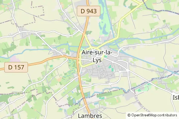 Mapa Aire-sur-la-Lys