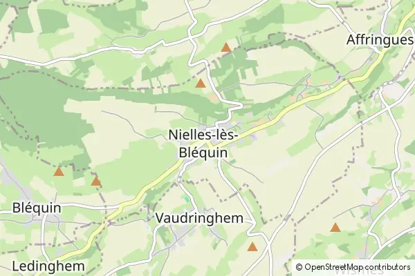 Mapa Nielles-le-Blequin