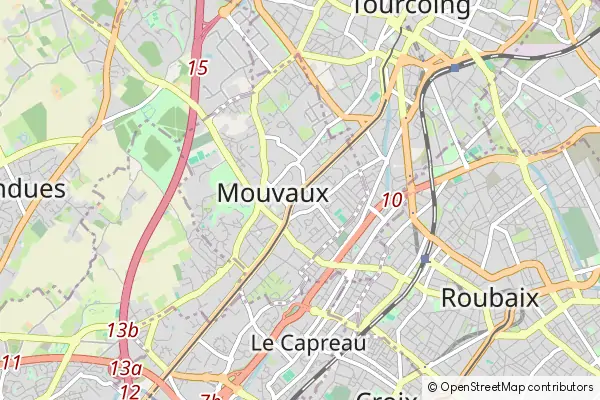 Mapa Mouvaux