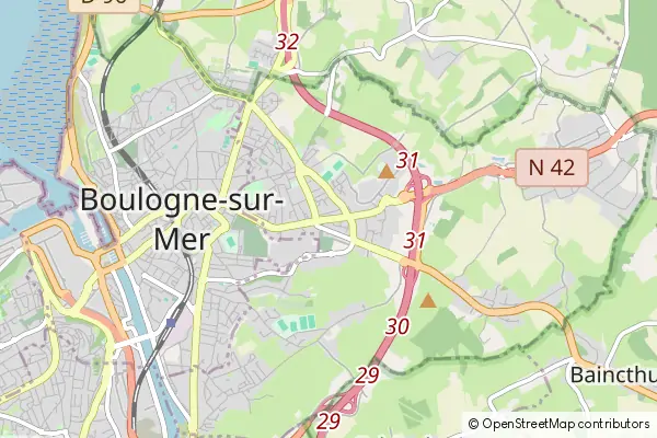 Mapa Saint-Martin-Boulogne