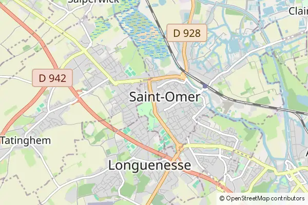 Mapa Saint-Omer