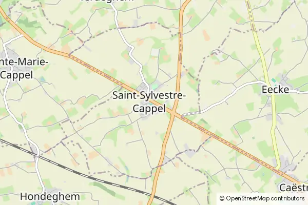 Mapa Saint-Sylvestre-Cappel