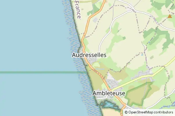 Mapa Audresselles