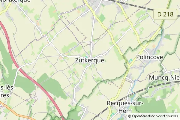 Mapa Zutkerque