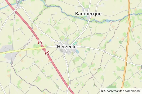 Mapa Herzeele