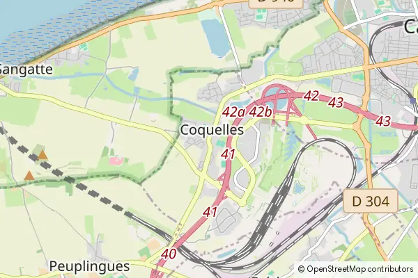 Mapa Coquelles