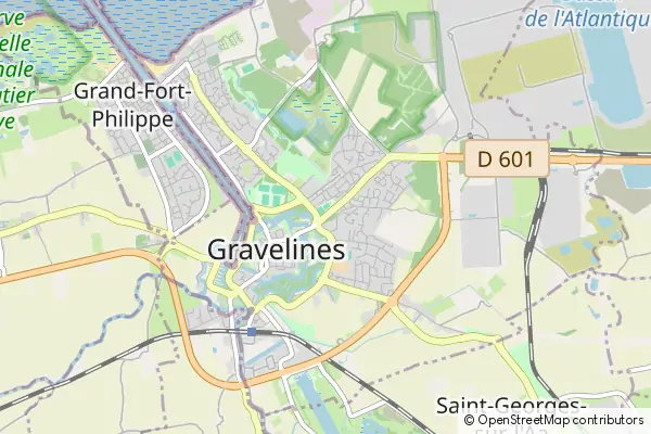 Mapa Gravelines