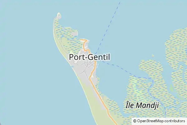 Mapa Port Gentil