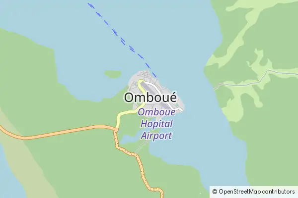 Mapa Omboué