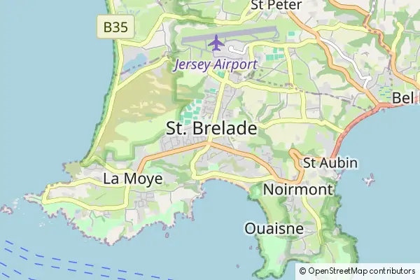 Mapa St. Brelade