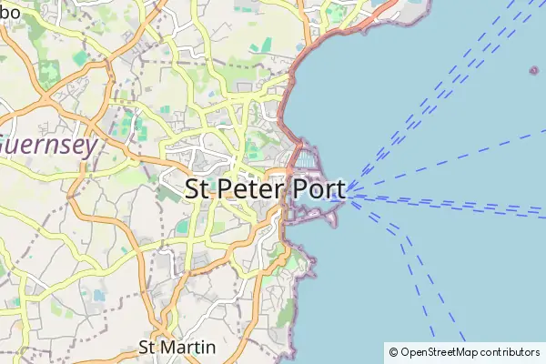 Mapa St Peter Port