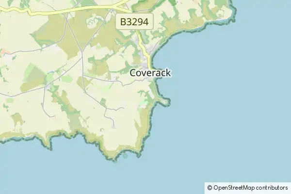 Mapa Coverack