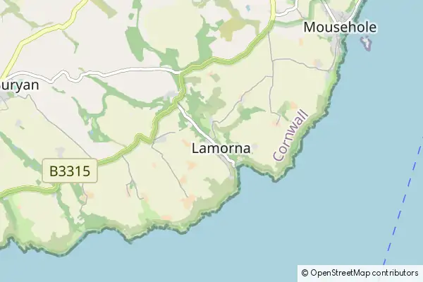 Mapa Lamorna