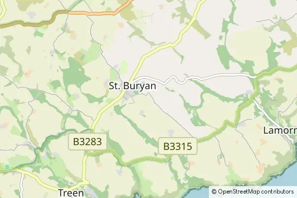 Mapa St Buryan