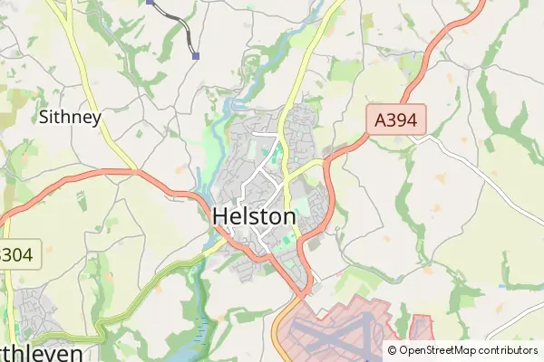 Mapa Helston