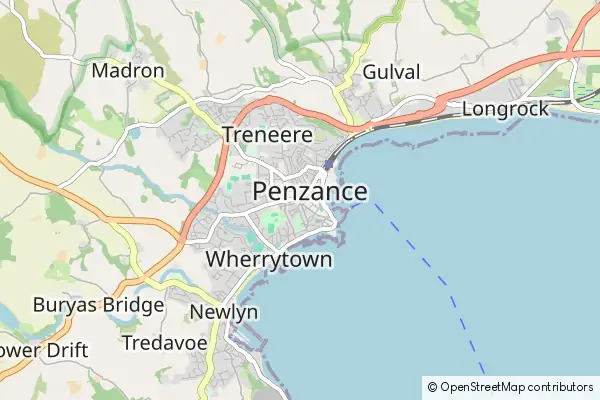 Mapa Penzance