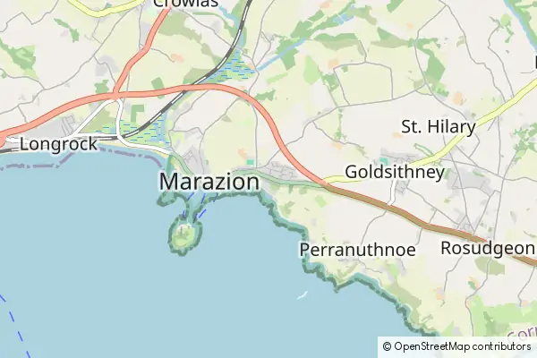 Mapa Marazion