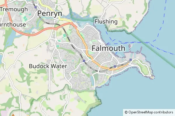 Mapa Falmouth