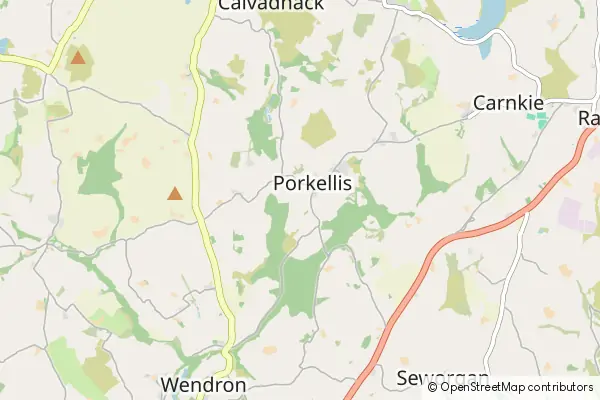 Mapa Porkellis