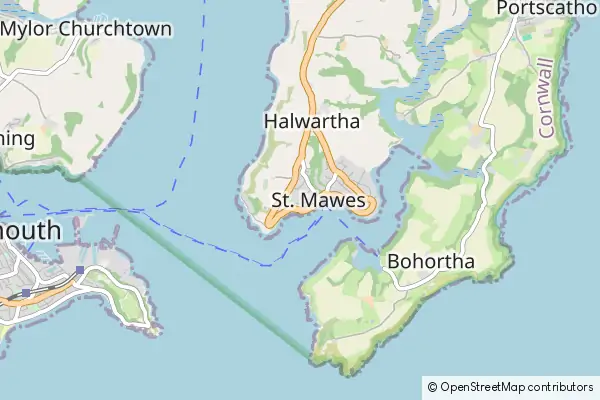 Mapa St Mawes