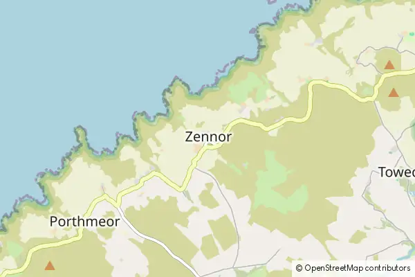 Mapa Zennor