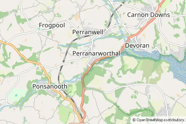 Mapa Perranarworthal