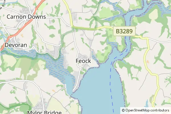 Mapa Feock