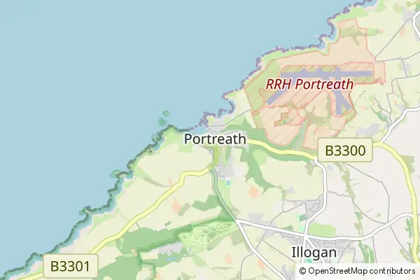 Mapa Portreath