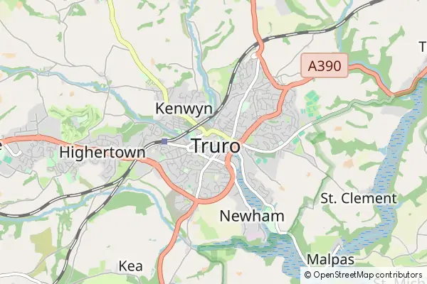 Mapa Truro